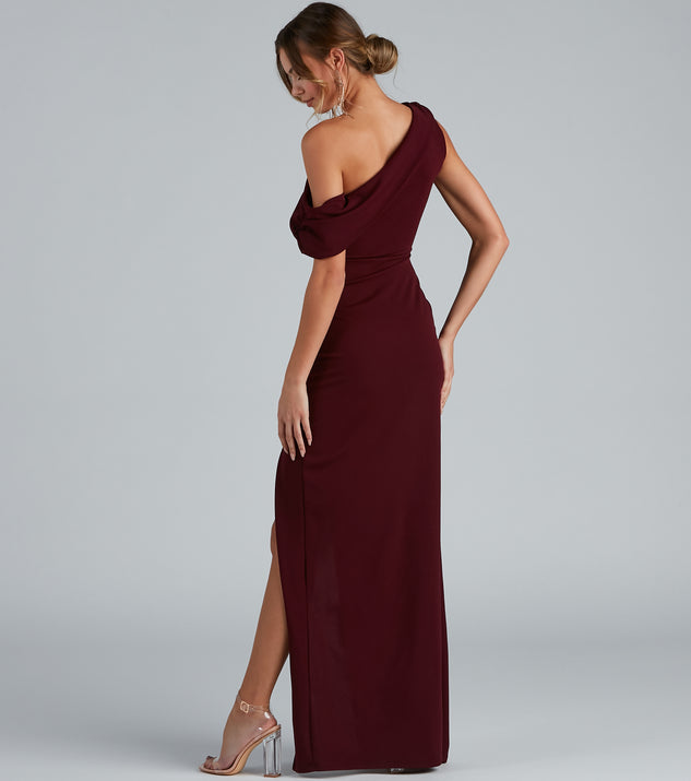 Octavia Formal A-Line Crepe Dress | Windsor